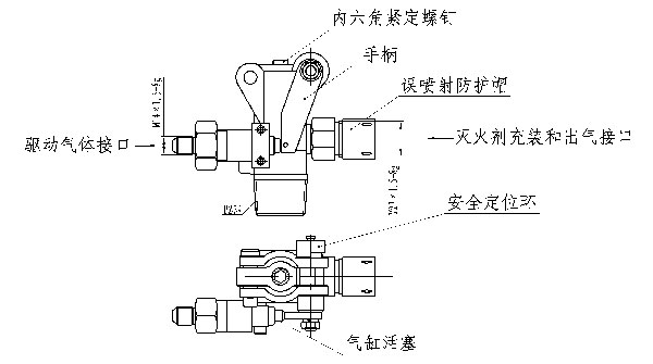 高压二氧化碳灭火系统容器阀